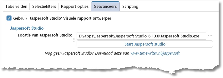 RapportOntwerperGeavanceerd
