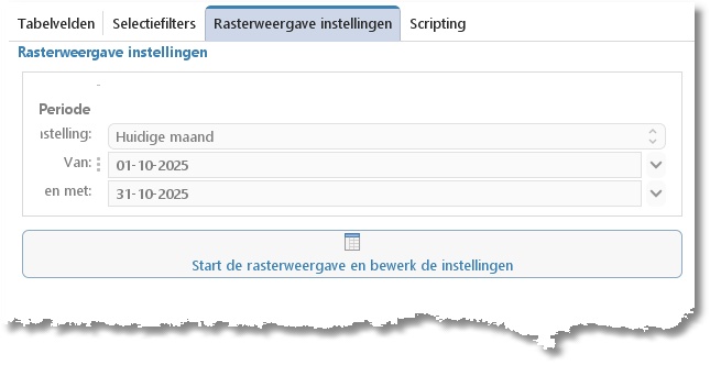 RapportOntwerperRaster