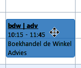 Een tijdvak verplaatsen