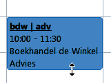 Een tijdvak groter of kleiner maken