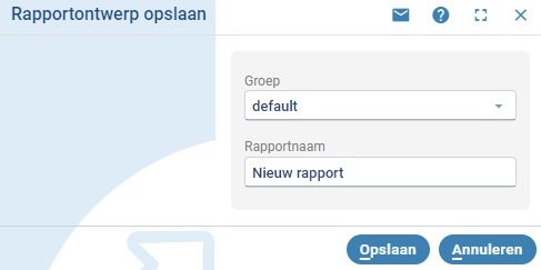 RapportOpslaan